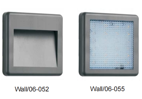 Plastic Surface Square Wall Light